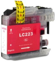 Naplnka Brother LC 223 XL - červená kompatibilní cartridge