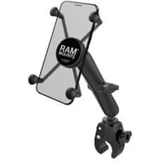 RAM MOUNTS sestava - velký držák X-Grip s dl.ram. a základnou Tough-Claw na průměr 0,625" až 1.5"