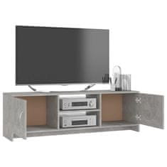 Greatstore TV stolek betonově šedý 120 x 30 x 37,5 cm dřevotříska