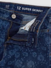 Gap Dětské džíny skinny floral Washwell 6