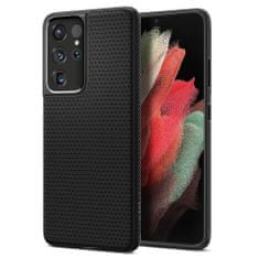 Spigen SPIGEN LIQUID AIR GALAXY S21 ULTRA MATNÁ ČERNÁ