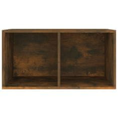 Greatstore Úložný box na LP desky kouřový dub 71x34x36 cm kompozitní dřevo