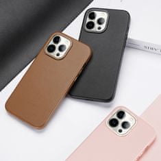 Dux Ducis Dux Ducis Grit pouzdro z Eko kůže na iPhone 14 PRO 6.1" Brown