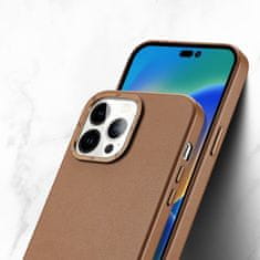 Dux Ducis Dux Ducis Grit pouzdro z Eko kůže na iPhone 14 PRO 6.1" Brown