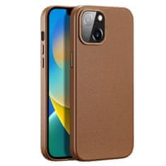 Dux Ducis Dux Ducis Grit pouzdro z Eko kůže na iPhone 14 PLUS 6.7" Brown