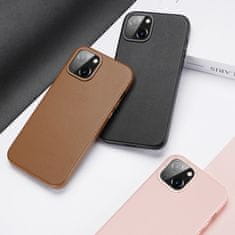 Dux Ducis Dux Ducis Grit pouzdro z Eko kůže na iPhone 14 6.1" Brown