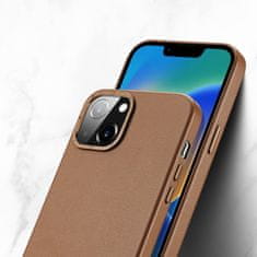 Dux Ducis Dux Ducis Grit pouzdro z Eko kůže na iPhone 14 6.1" Brown