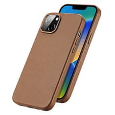 Dux Ducis Dux Ducis Grit pouzdro z Eko kůže na iPhone 14 PLUS 6.7" Brown