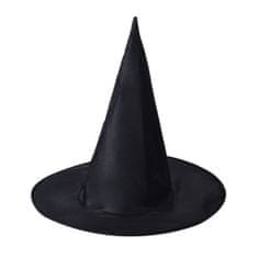 Korbi Čarodějnický klobouk kostým čarodějnice 36cm