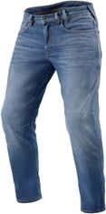 REV´IT! kalhoty jeans DETROIT 2 TF Long classic modré used 33