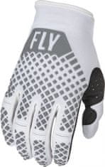 Fly Racing rukavice KINETIC černo-bílo-šedé 2XL