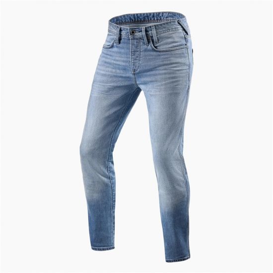 REV´IT! kalhoty jeans PISTON 2 SK Short světle modré used