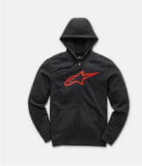 Alpinestars mikina AGELESS II Zip Fleece černo-červená 2XL