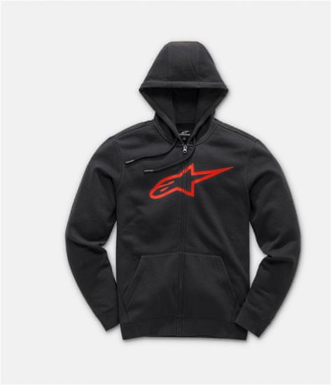 Alpinestars mikina AGELESS II Zip Fleece černo-červená