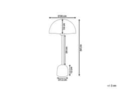 Beliani Stolní lampa 64 cm zlatá MACASIA