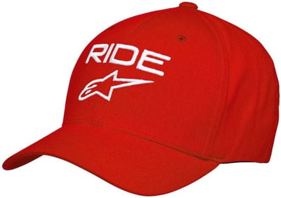 Alpinestars kšiltovka RIDE 2.0 Flexfit bílo-červená