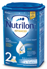 Nutrilon 2 Good Night pokračovací kojenecké mléko 6x 800 g, 6+