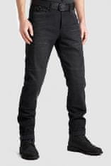 PANDO MOTO kalhoty jeans BOSS DYN 01 Long černé 34