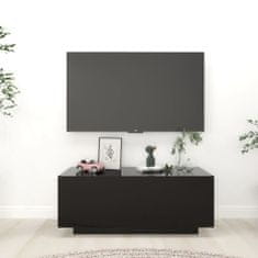 Greatstore TV stolek černý 100 x 35 x 40 cm dřevotříska