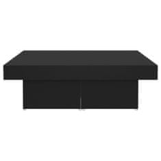 Greatstore Konferenční stolek černý 90 x 90 x 28 cm dřevotříska