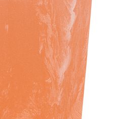 botle Sada 3 ks Květináč Plast Betonový styl 42 / 45 / 50 cm Terracotta Trapéz Čtverec