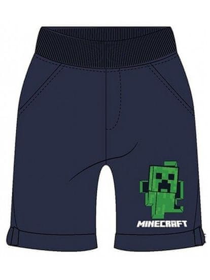 E plus M Chlapecké kraťasy Minecraft - tm. modré