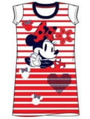 Sun City Dívčí noční košile Minnie Mouse (Disney) - červená 98