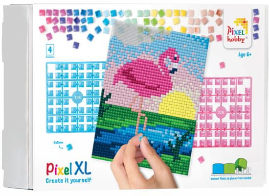 Pixelhobby Diamantové malování -plameňák