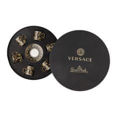 Rosenthal Versace ROSENTHAL VERSACE VIRTUS GALA BLACK Set šálků na Espresso s podšálkem 6 ks