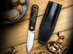 Böker Manufaktur 120506 Barlow BFF pevný nůž 7cm, ořechové dřevo, kožené pouzdro