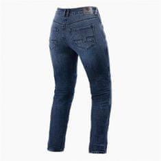 REV´IT! kalhoty jeans VICTORIA 2 SF Short dámské medium modré 29