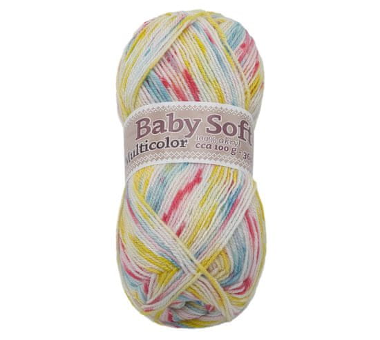 Bellatex Příze BABY SOFT multicolor