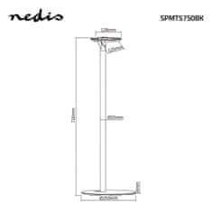 Nedis SPMT5750BK podlahový držák pro Sonos One, Sonos Play:1, max 3 kg, černá