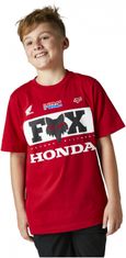 FOX triko YOUTH HONDA Ss dětské flame černo-bílo-červené XL