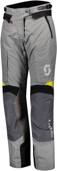 Scott kalhoty W'S DUALRAID DRYO dámské černo-žluto-šedé