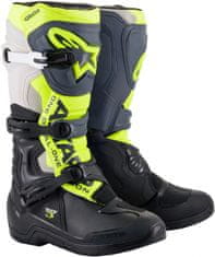 Alpinestars boty TECH 3 2022 černo-žluto-šedé 49,5/14