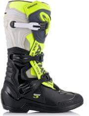 Alpinestars boty TECH 3 2022 černo-žluto-šedé 49,5/14