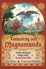Francesco Mattioli: Fantastický svět Magnamundu - Velká nástěnná mapa světa Osamělého Vlka