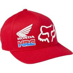 FOX kšiltovka HONDA HRC Flexfit flame modro-bílo-červená S/M