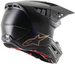 Alpinestars přilba S-M5 2022 Solid matt černo-hnědá XS