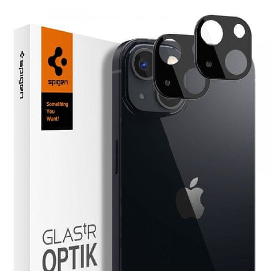 Spigen 2 x KUSY Spigen Optik.TR ochrana 9H na celý fotoaparát iPhone 13 Mini 13 5.4" / iPhone 13 6.1" Black