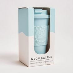 Neon Kactus , Ekologický termohrnek 450 ml | sv. modrý