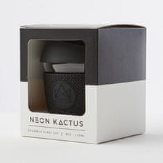 Neon Kactus , Skleněný hrnek na kávu, S, 230 ml | černý