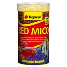 TROPICAL Red Mico 100ml/8g přírodní krmivo pro všežravé a masožravé ryby