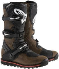 Alpinestars boty TECH-T černo-bílo-hnědé 38/5