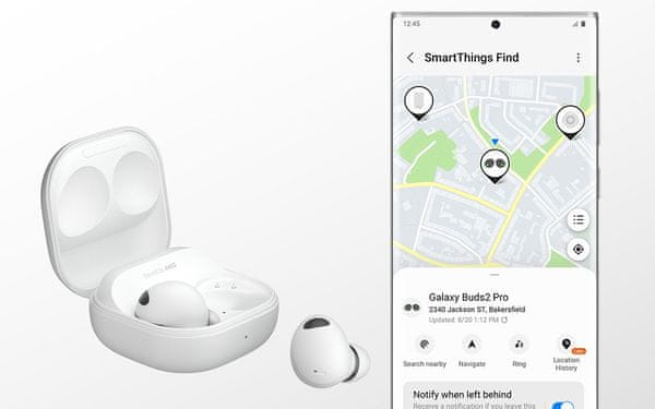 pravá bezdrátová Bluetooth sluchátka samsung galaxy buds pro anc potlačení hluku odfiltrování 99 % okolních hluků automatické zapnutí ambientního režimu při promluvení není nutné vyndávat sluchátka z uší dvoupásmové reproduktory s větším měničem 11mm basový reproduktor a 6,5mm výškový reproduktor zvuk od akg hovory bez šumu 360stupňový zvuk díky technologii dolby head tracking automatické přepínání mezi zdroji hudby a zvuků hlasové ovládání bixby smartthings aplikace pro nalezení sluchátek sdílení hudby s kamarádem průduchy vyrovnávající tlak v uchu 5h výdrž dalších 13 přidá pouzdro celkem výdrž 18 h při vypnuté anc výdrž 8 h a 20 dodá pouzdro 5minutové rychlonabíjení ipx7 vydrží ponoření do 1 m vody po 30 minut