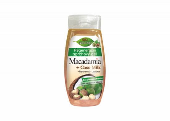Bione Cosmetics Regenerační sprchový gel MACADAMIA + COCO MILK 260 ml