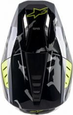 Alpinestars přilba S-M5 Rover anthracite/fluo gray camo černo-žluto-šedá S