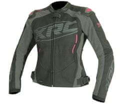 XRC Dámská bunda na moto Haderg 2.0 blk/grey/pink vel. 46