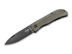 Böker Plus 01BO367 Exskelibur II Framelock Micarta kapesní nůž 7,1cm, zelená